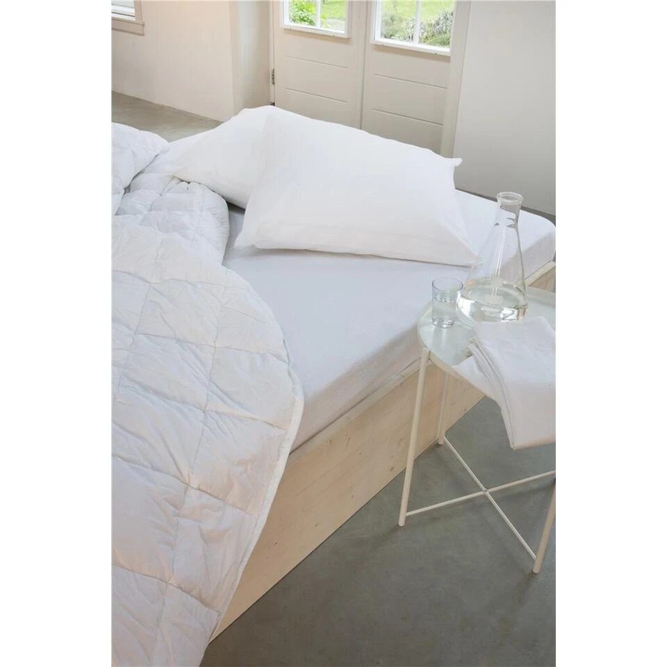 Walra - Molton Kussensloop Cotton Cover - 2x 60x70 Cm - Wit - Afbeelding 4