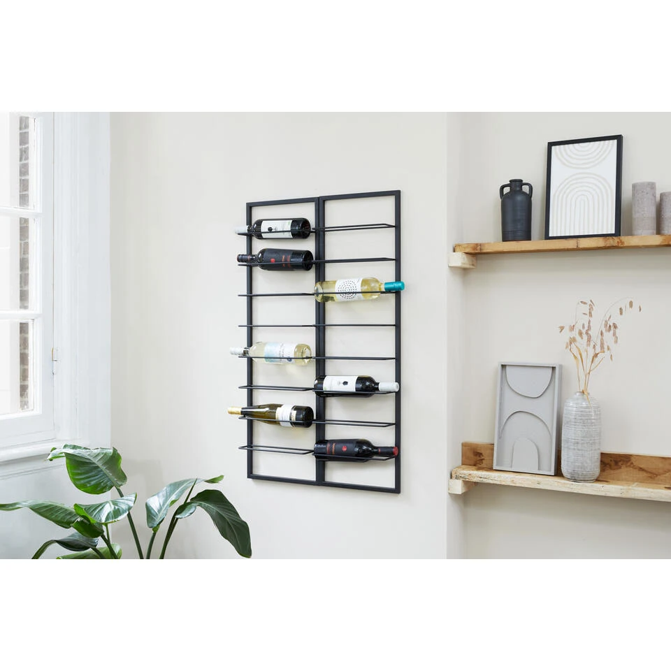 Lifa Living Wijnrek Luc Voor 8 Flessen, 30 X 9,5 X 99,5 Cm - Afbeelding 3