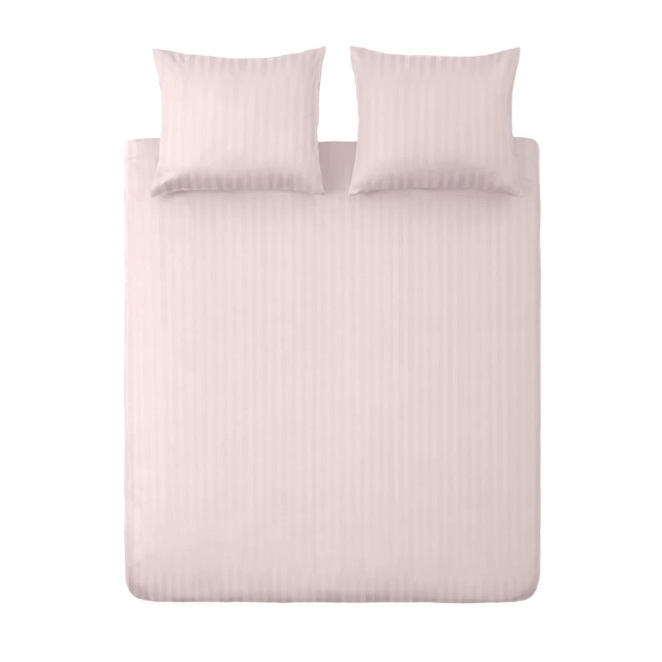 Ten Cate 100% Katoensatijnen Lits Jumeaux Dekbedovertrek - 240x200/220 - Roze