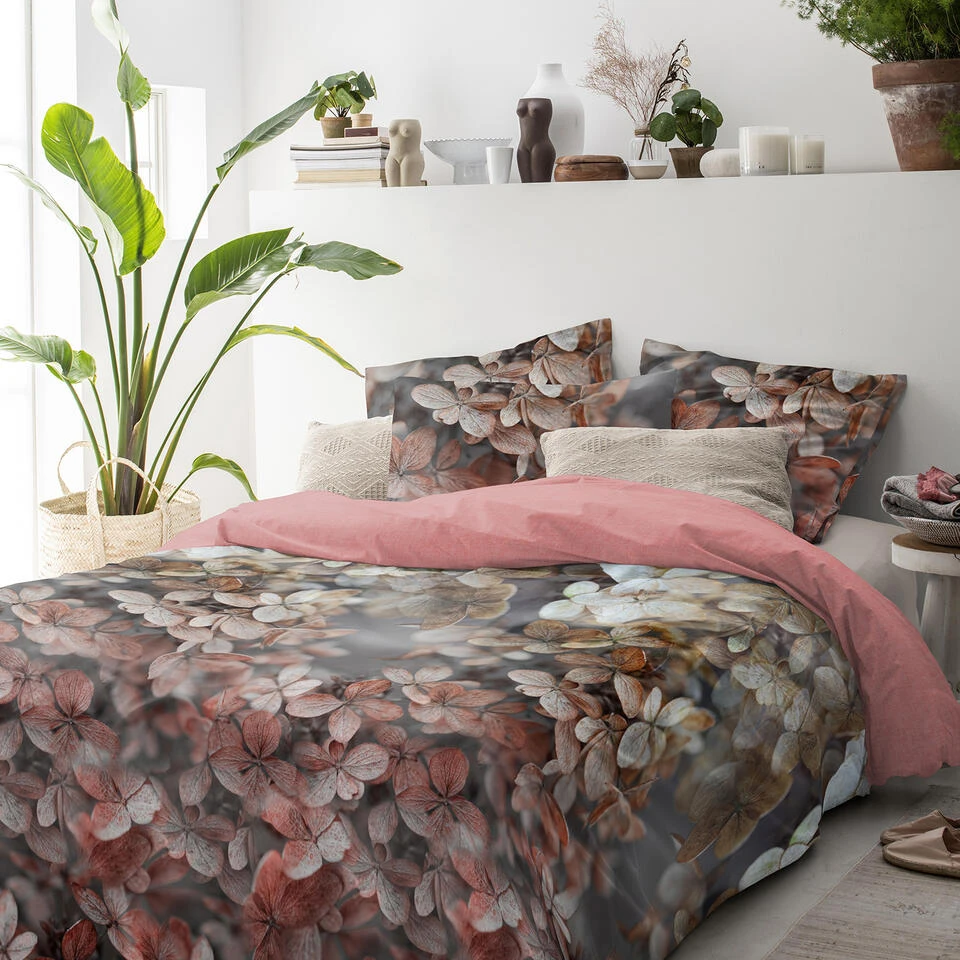 Cinderella Dekbedovertrek Annabelle - Satijn - 260x200/220 Cm - Dusty Pink - Afbeelding 2