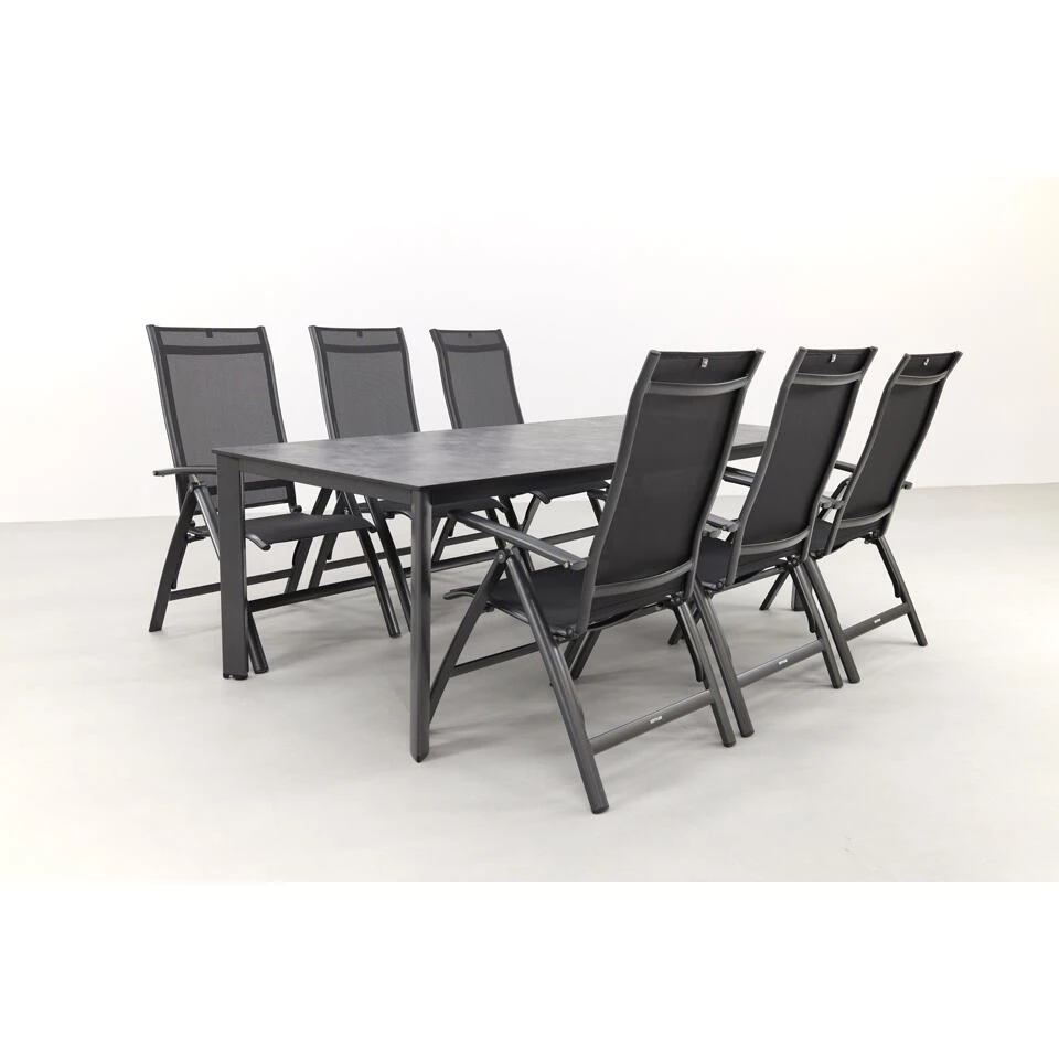 Kettler Edge/Legato 220 Cm. Tuinset - 7-delig Verstelbaar - Afbeelding 2