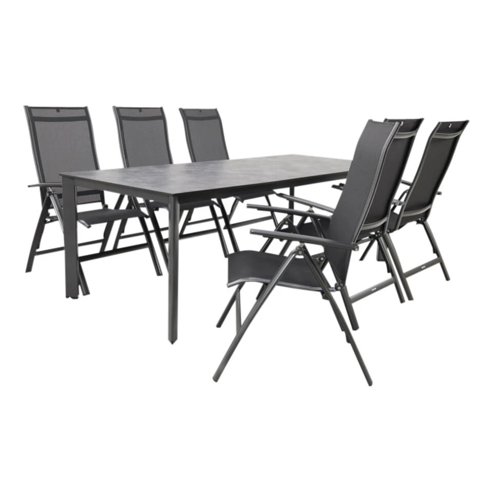 Kettler Edge/Legato 220 Cm. Tuinset - 7-delig Verstelbaar