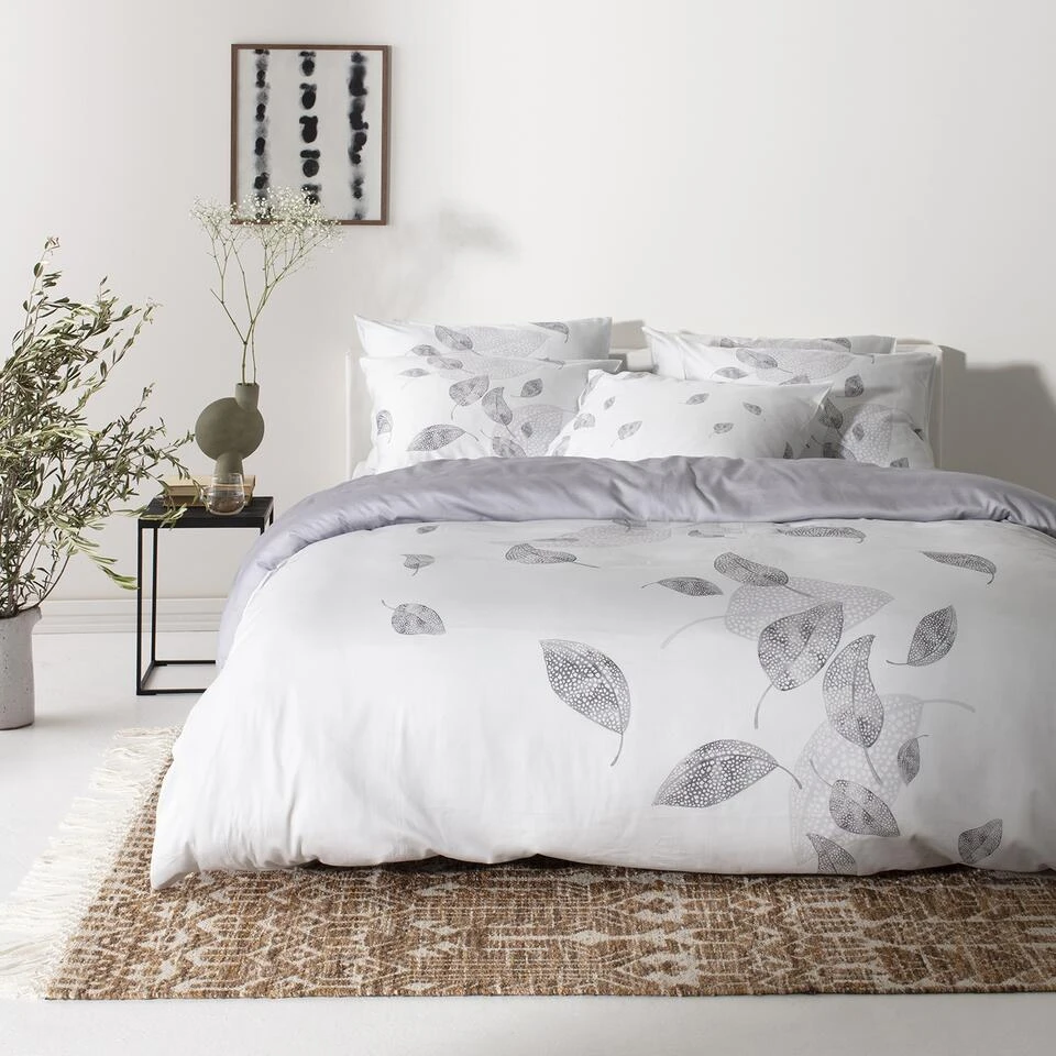 Cinderella Dekbedovertrek Carly - Satijn - 200x200/220 Cm - Grey - Afbeelding 2