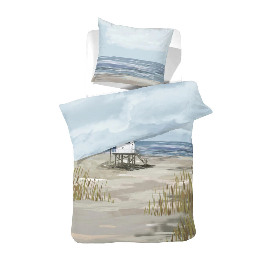 Cinderella Dekbedovertrek Ameland - Satijn - 140x200/220 Cm - Blue - Afbeelding 2