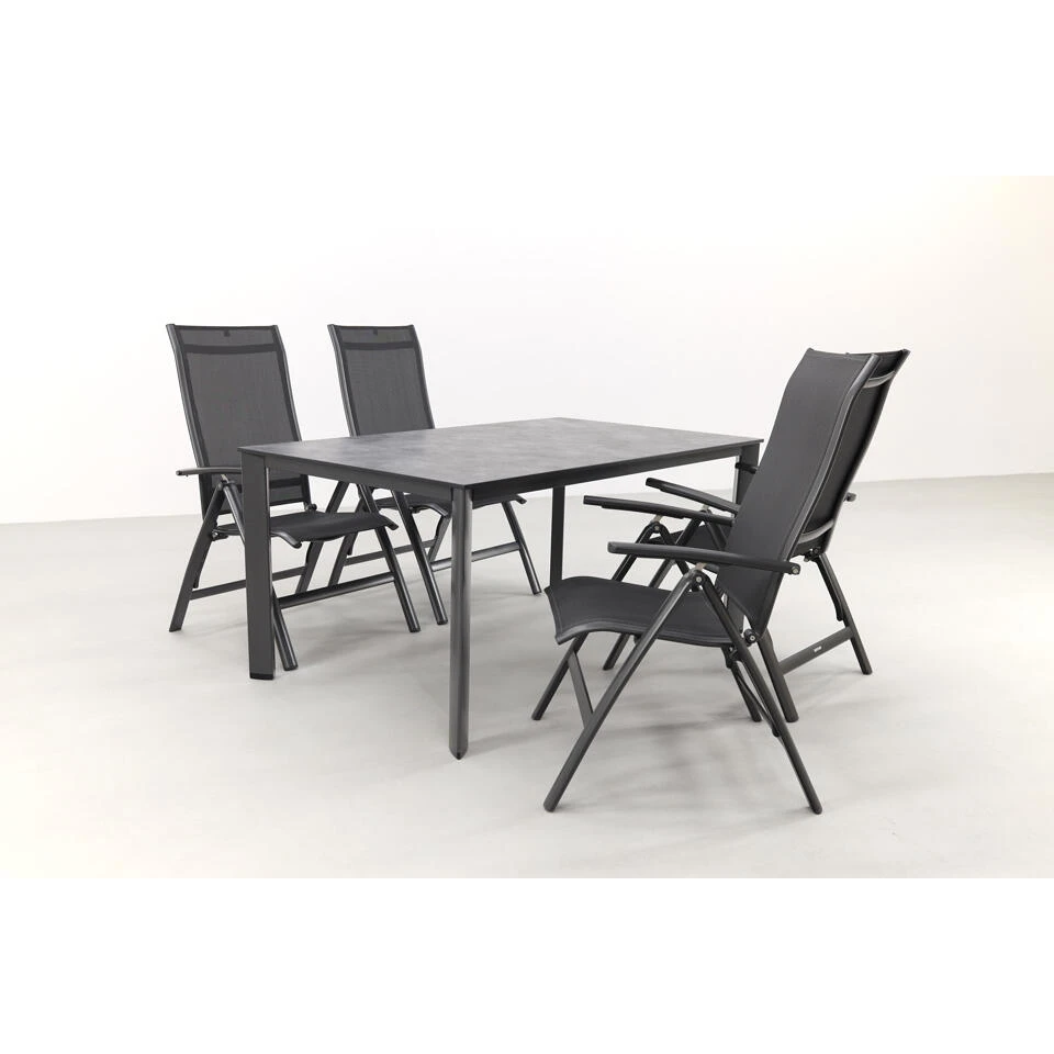 Kettler Edge/Legato 160 Cm. Tuinset - 5-delig Verstelbaar - Afbeelding 2