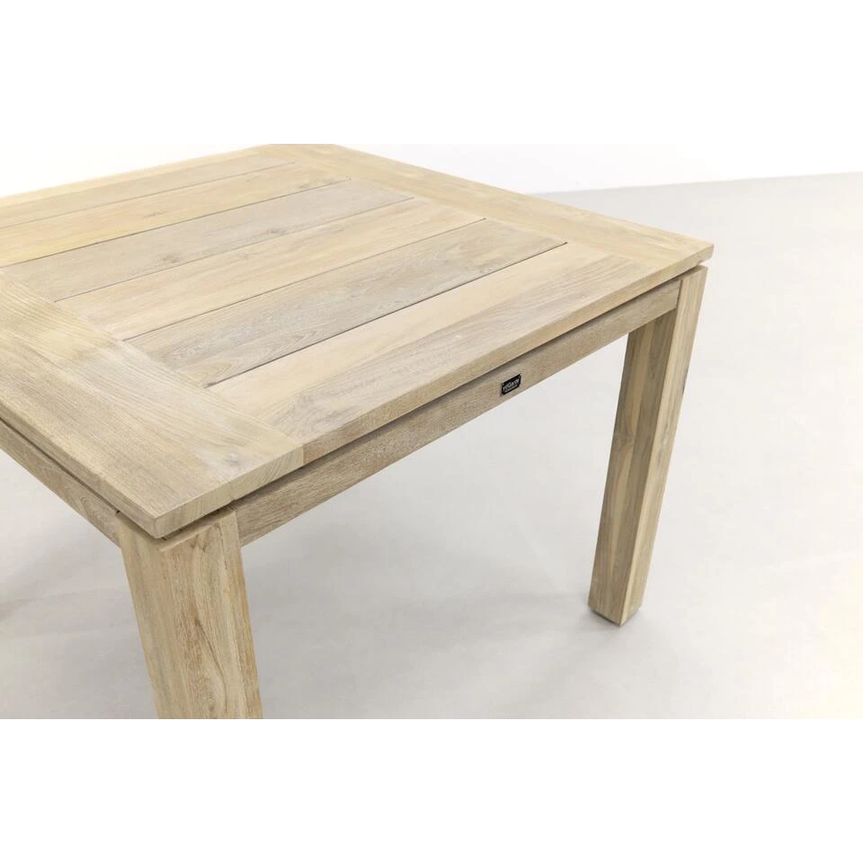 Allure Rome Teak Tuintafel 100 X 100 Cm. - Grey - Afbeelding 4