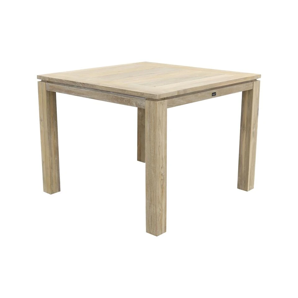 Allure Rome Teak Tuintafel 100 X 100 Cm. - Grey