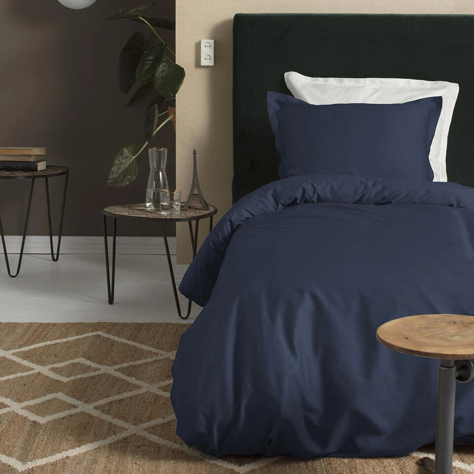 Cinderella Sundays - Dekbedovertrek - Satijn - 140x200/220 Cm - Navy - Afbeelding 2