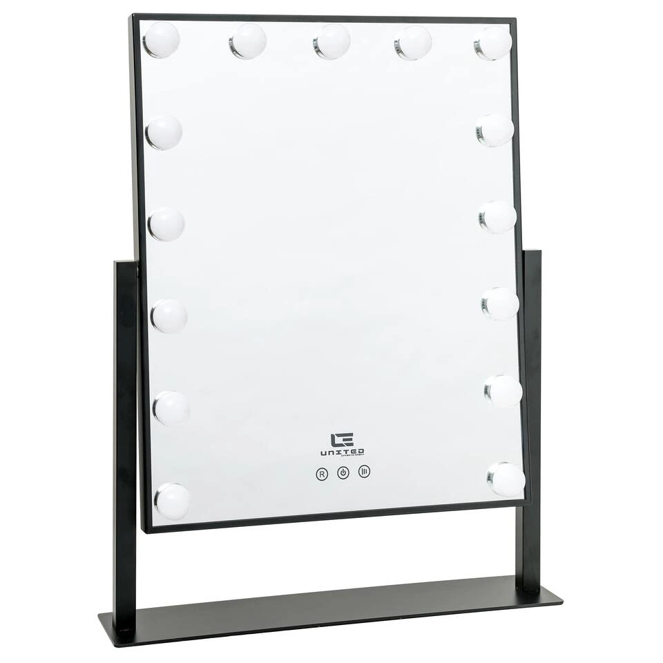 United Entertainment Hollywood Spiegel Met 15 LEDs - Zwart
