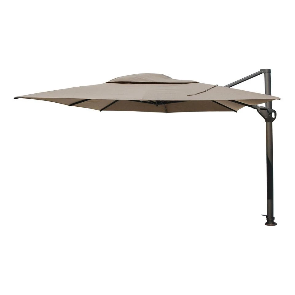 4 Seasons Hacienda Zweefparasol 300x400 Cm. - Taupe