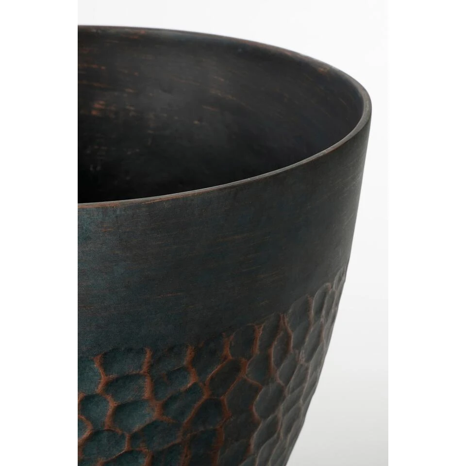 Mica Decorations Bravo Bloempot - H40 X Ø45 Cm - Groen - Afbeelding 2