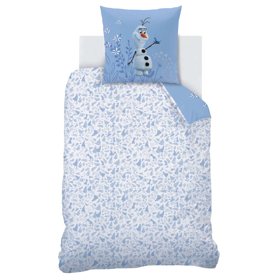 Disney Frozen Dekbedovertrek Magical Season - 140 X 200 Cm - Katoen - Afbeelding 2
