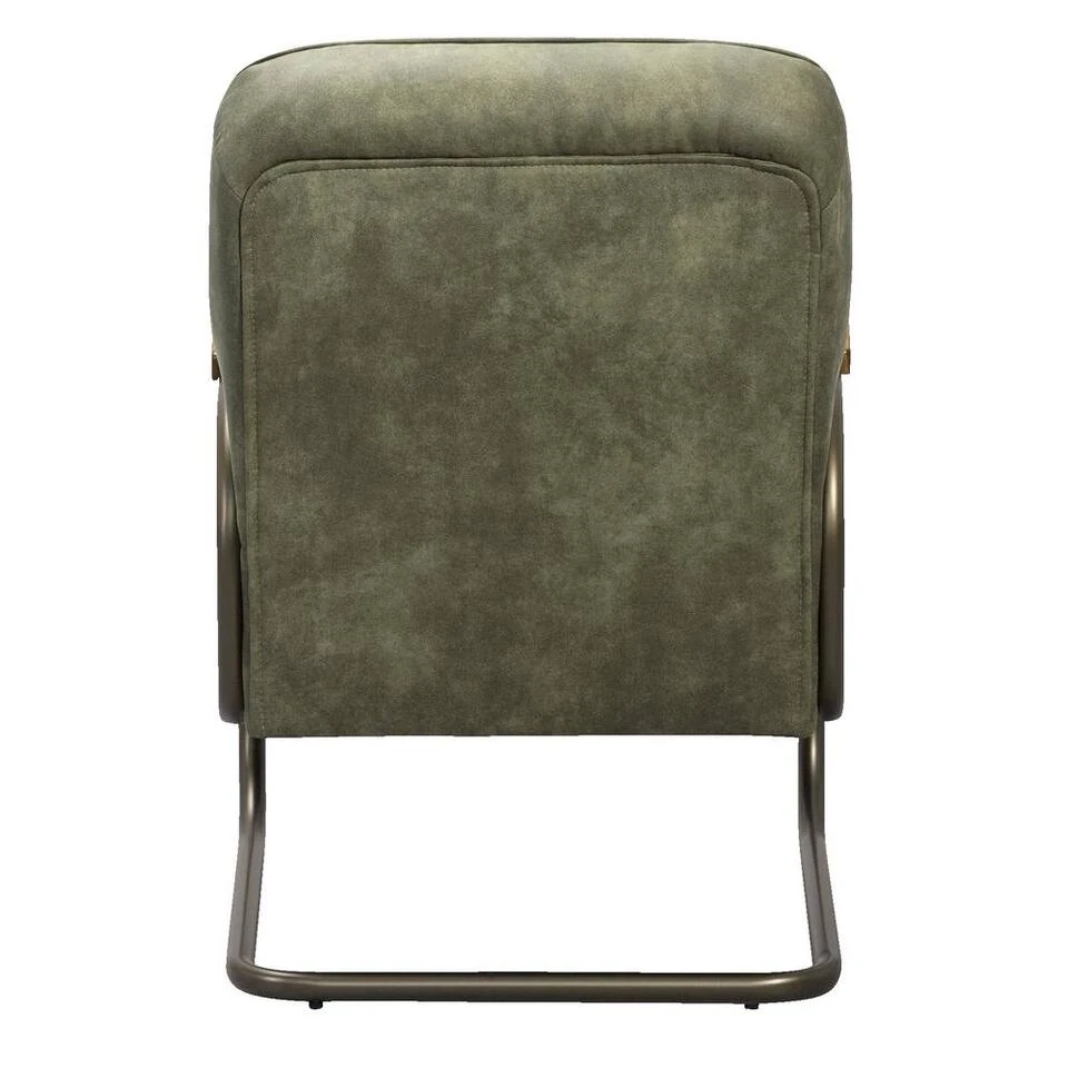 Fauteuil Ivar - Stof - Olijfgroen - Afbeelding 4
