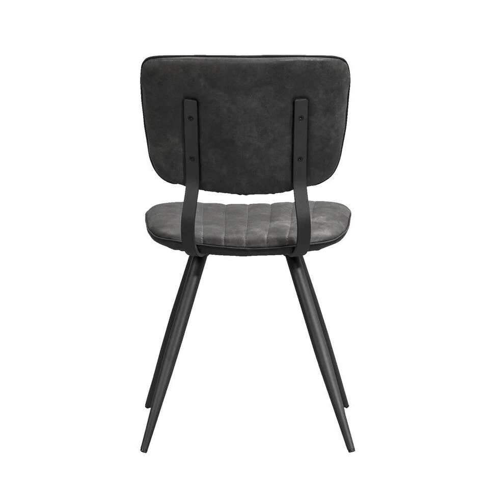 Eetkamerstoel Brim - Stof - Antraciet - Afbeelding 3