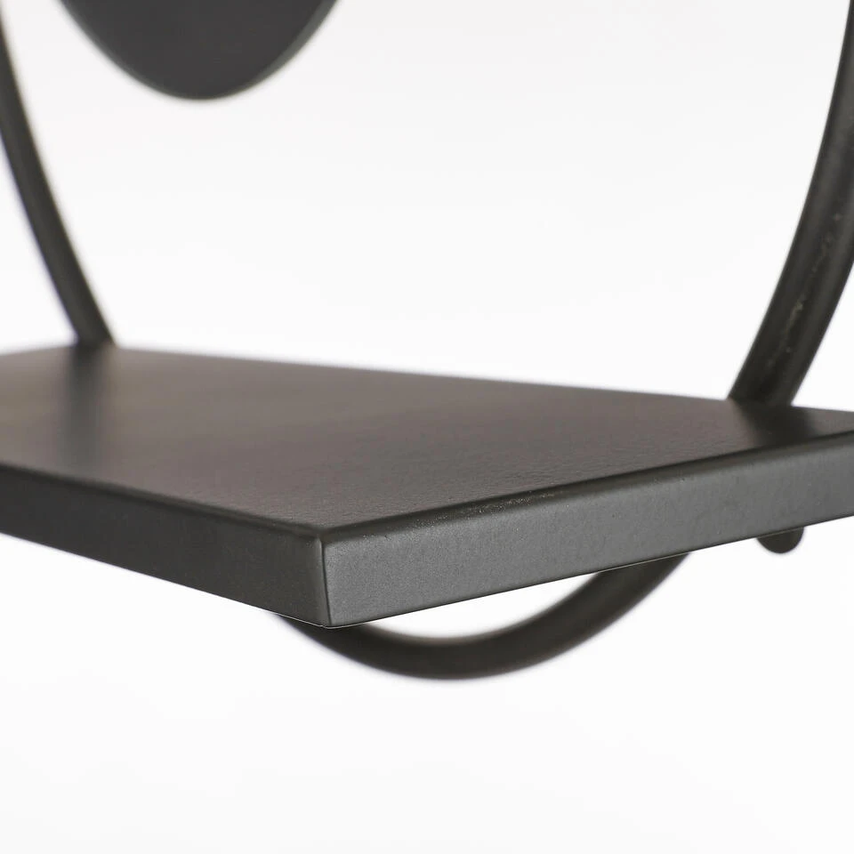 Mica Decorations Phoenix Wandspiegel Zwart - Afbeelding 3