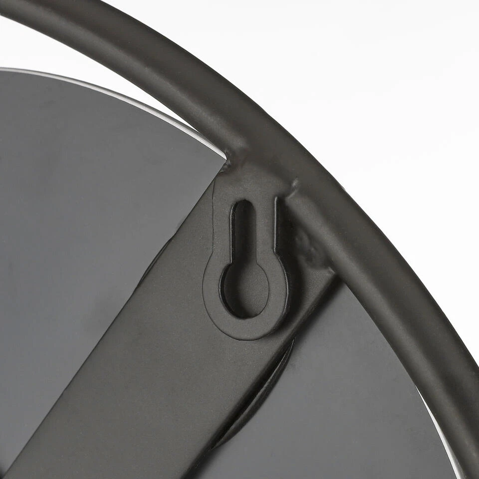 Mica Decorations Phoenix Wandspiegel Zwart - Afbeelding 4