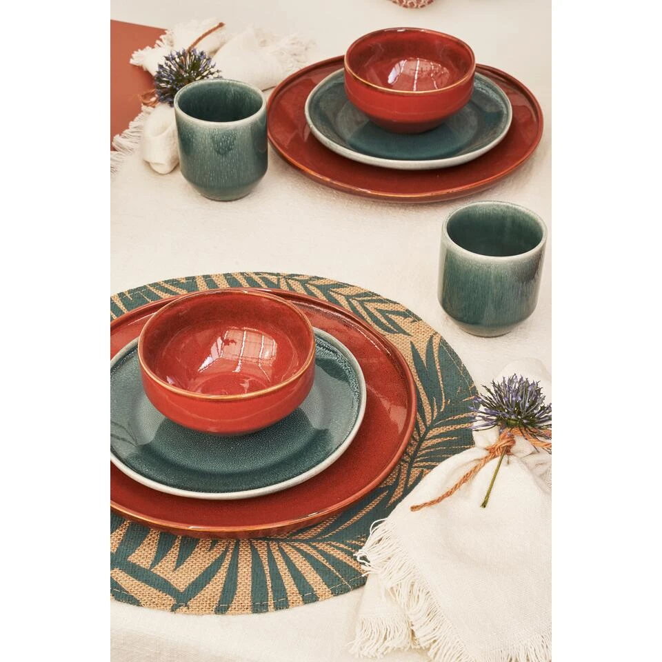 Mica Decorations Xavie Placemat Set Van 4 Off White - Afbeelding 4