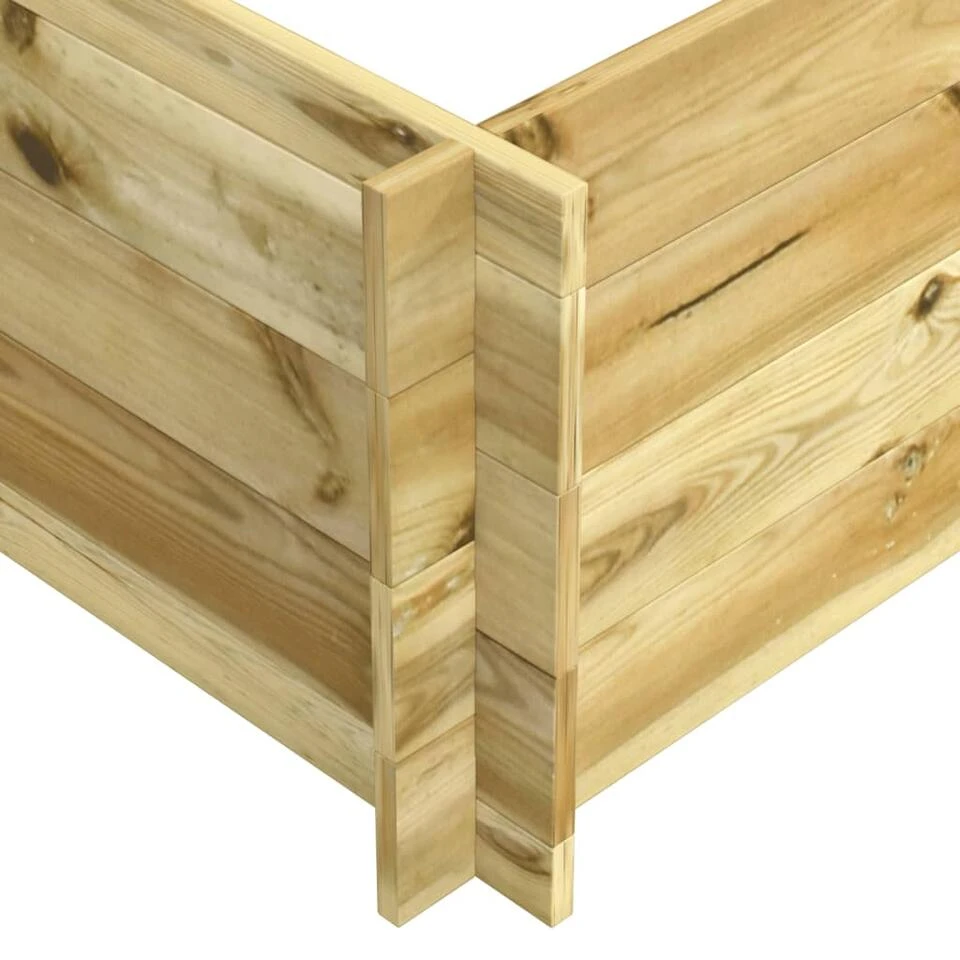 VidaXL Plantenbak Verhoogd 150x100x40 Cm Geïmpregneerd Hout - Afbeelding 4