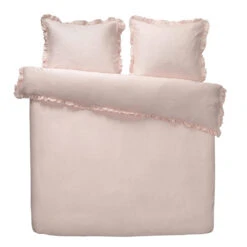 Royal Dekbedovertrek Cato Effen - Roze - 200x200/220 Cm