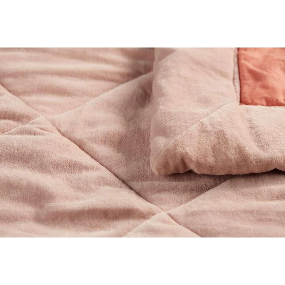 KAAT Amsterdam Plaid Ogibly - Roze - 260x260 Cm - Afbeelding 2