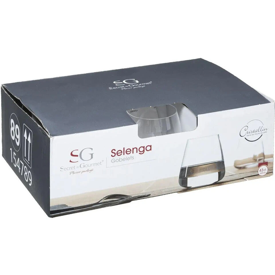 Secret De Gourmet Tumbler Glazen - 6 St - 430 Ml - Selenga - Afbeelding 3