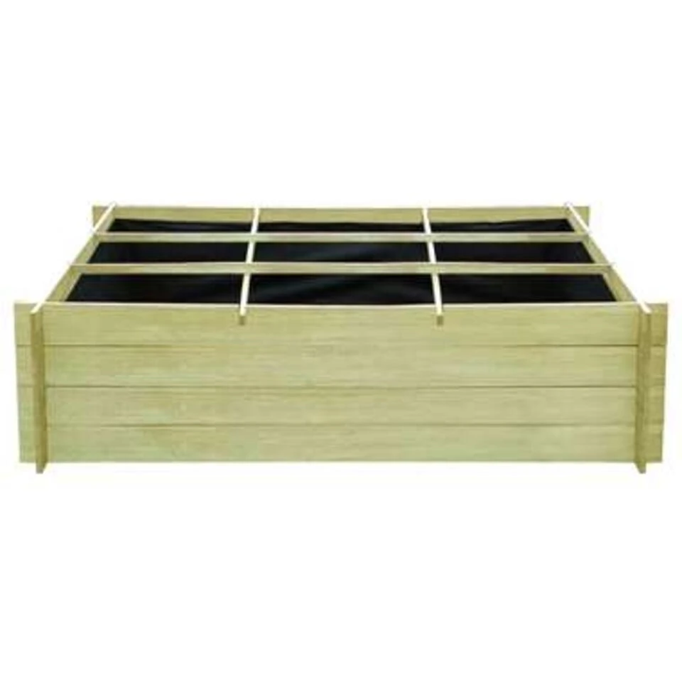 VidaXL Plantenbak Verhoogd 150x100x40 Cm Geïmpregneerd Hout - Afbeelding 2
