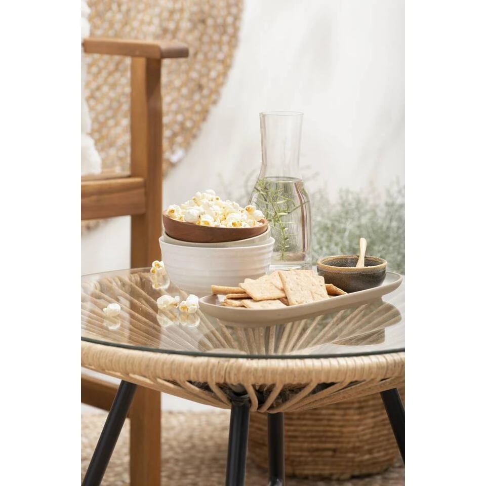 Le Sud Bijzettafel Monte Carlo - Naturel - Ø50x38 Cm - Afbeelding 4